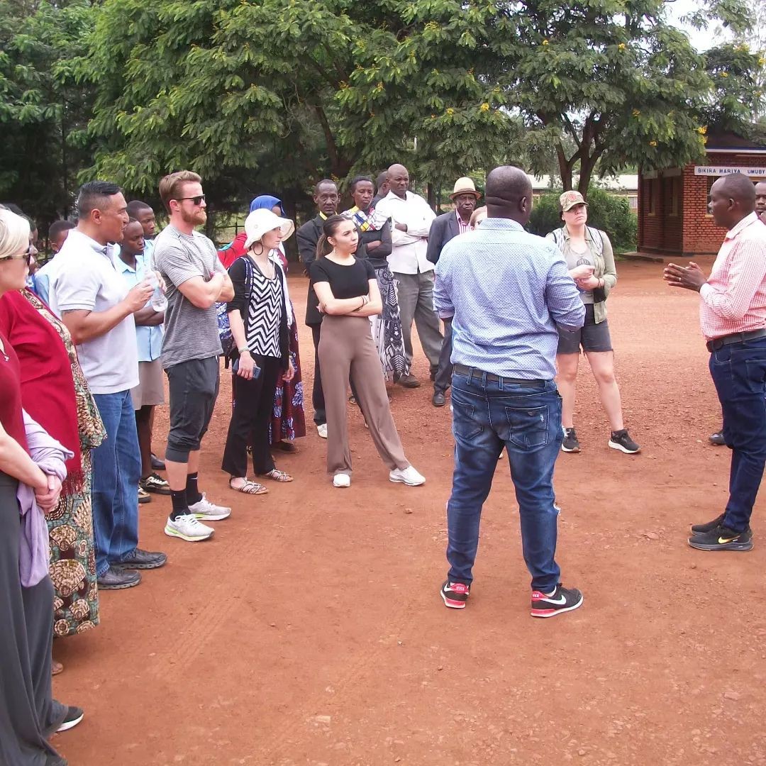 College of William and Mary Williamsburg Virginia visit to PeacEdu Initiative Rwanda